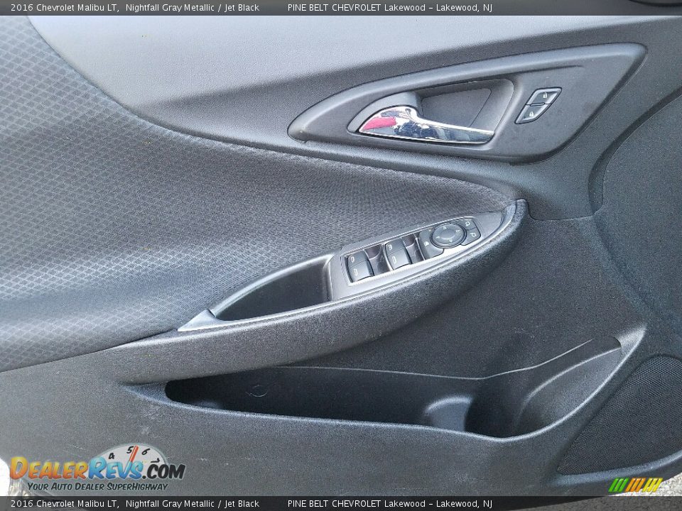 2016 Chevrolet Malibu LT Nightfall Gray Metallic / Jet Black Photo #17