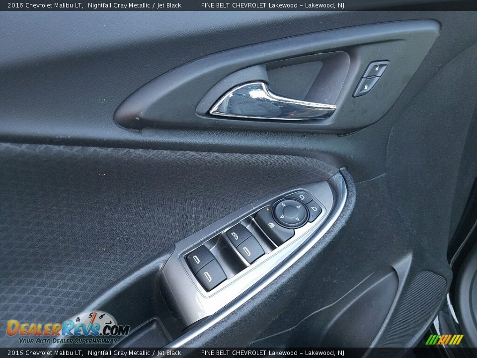 2016 Chevrolet Malibu LT Nightfall Gray Metallic / Jet Black Photo #20