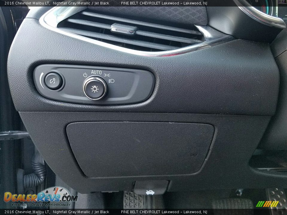 2016 Chevrolet Malibu LT Nightfall Gray Metallic / Jet Black Photo #22