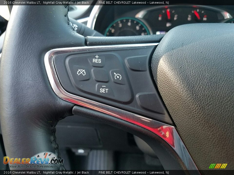 2016 Chevrolet Malibu LT Nightfall Gray Metallic / Jet Black Photo #23