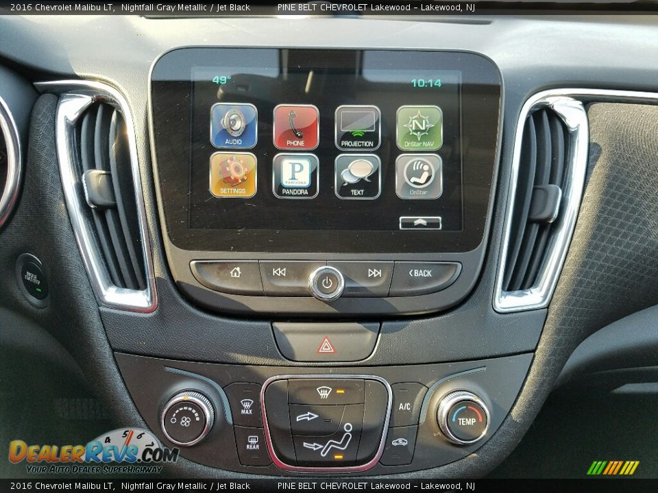 2016 Chevrolet Malibu LT Nightfall Gray Metallic / Jet Black Photo #26