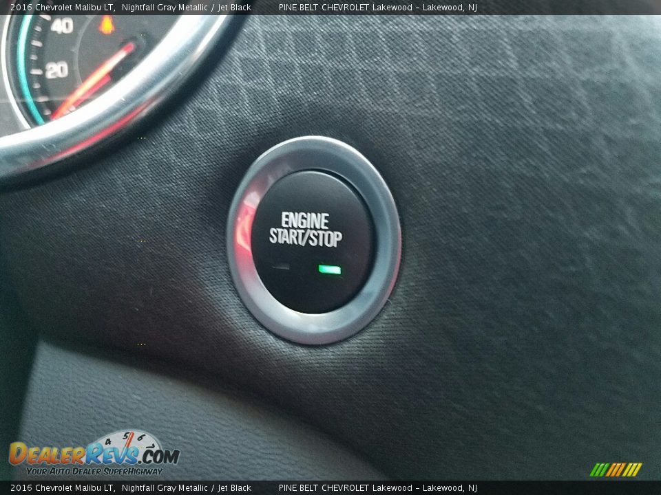 2016 Chevrolet Malibu LT Nightfall Gray Metallic / Jet Black Photo #27