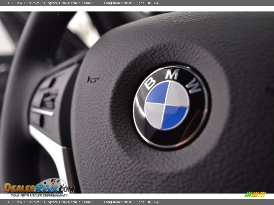 2017 BMW X5 sDrive35i Space Gray Metallic / Black Photo #29