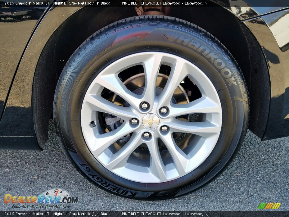 2016 Chevrolet Malibu LT Nightfall Gray Metallic / Jet Black Photo #31