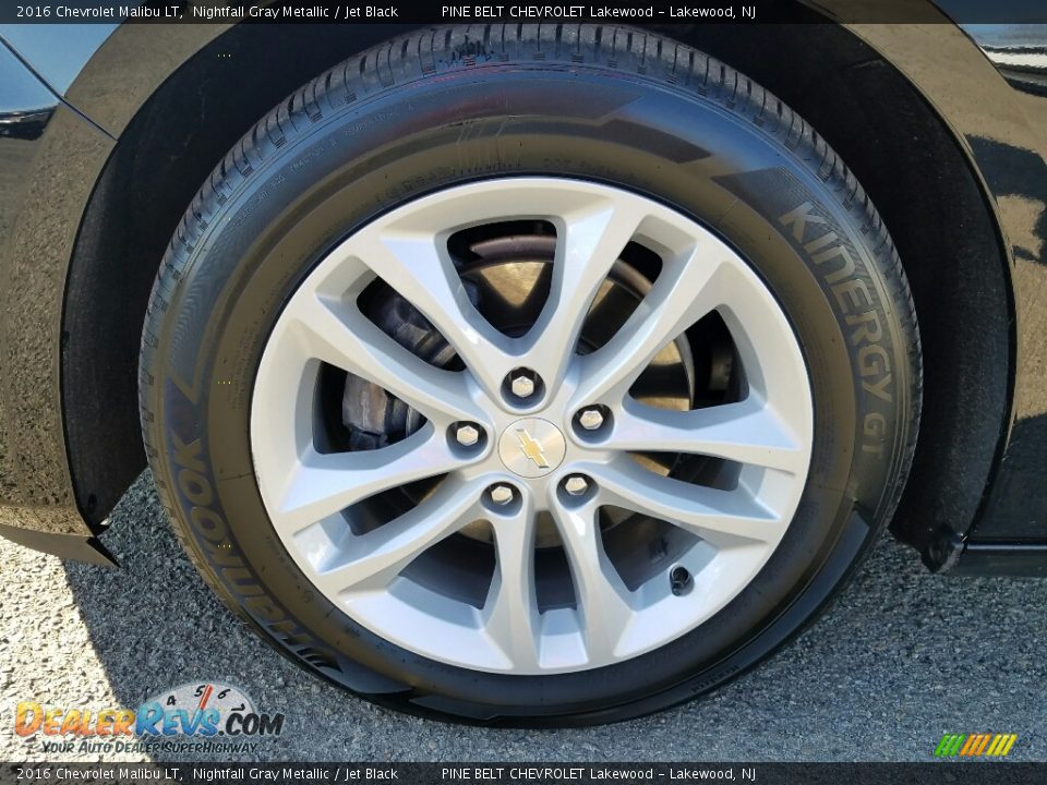 2016 Chevrolet Malibu LT Nightfall Gray Metallic / Jet Black Photo #33