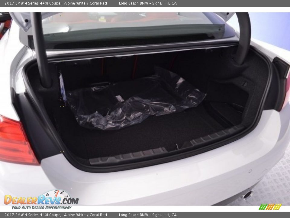 2017 BMW 4 Series 440i Coupe Alpine White / Coral Red Photo #15