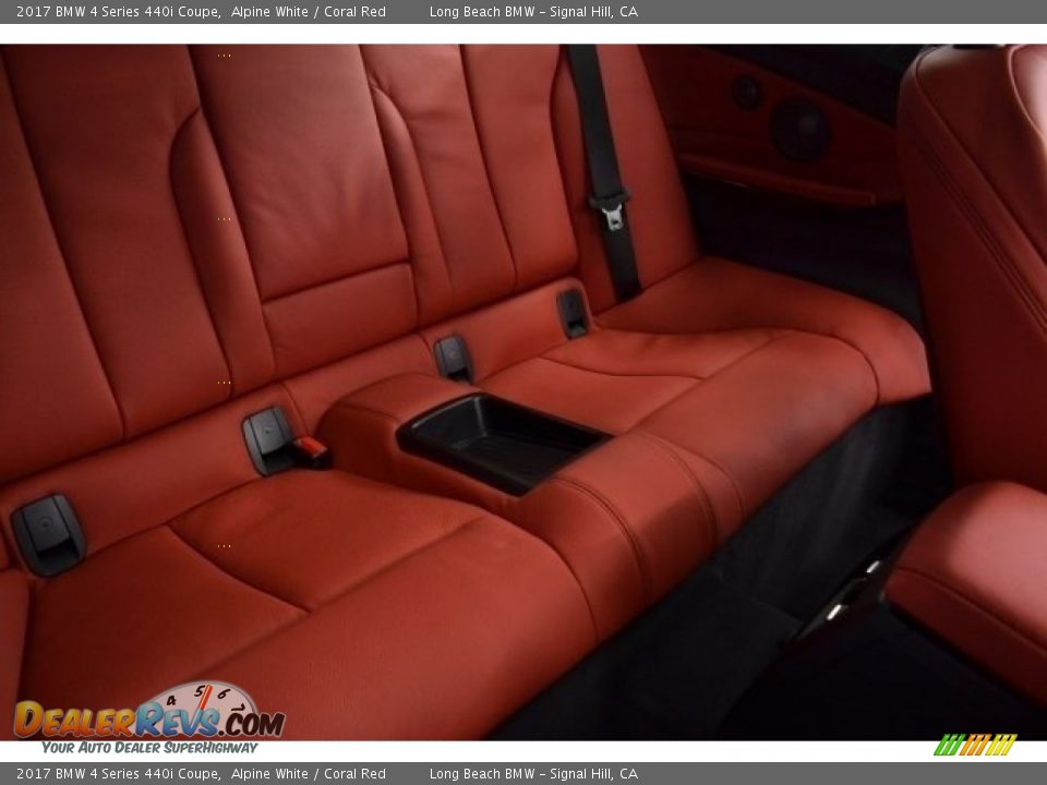 2017 BMW 4 Series 440i Coupe Alpine White / Coral Red Photo #19