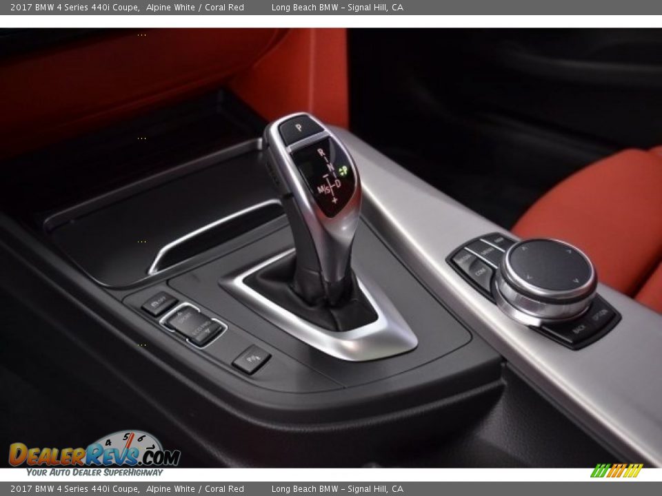 2017 BMW 4 Series 440i Coupe Alpine White / Coral Red Photo #22
