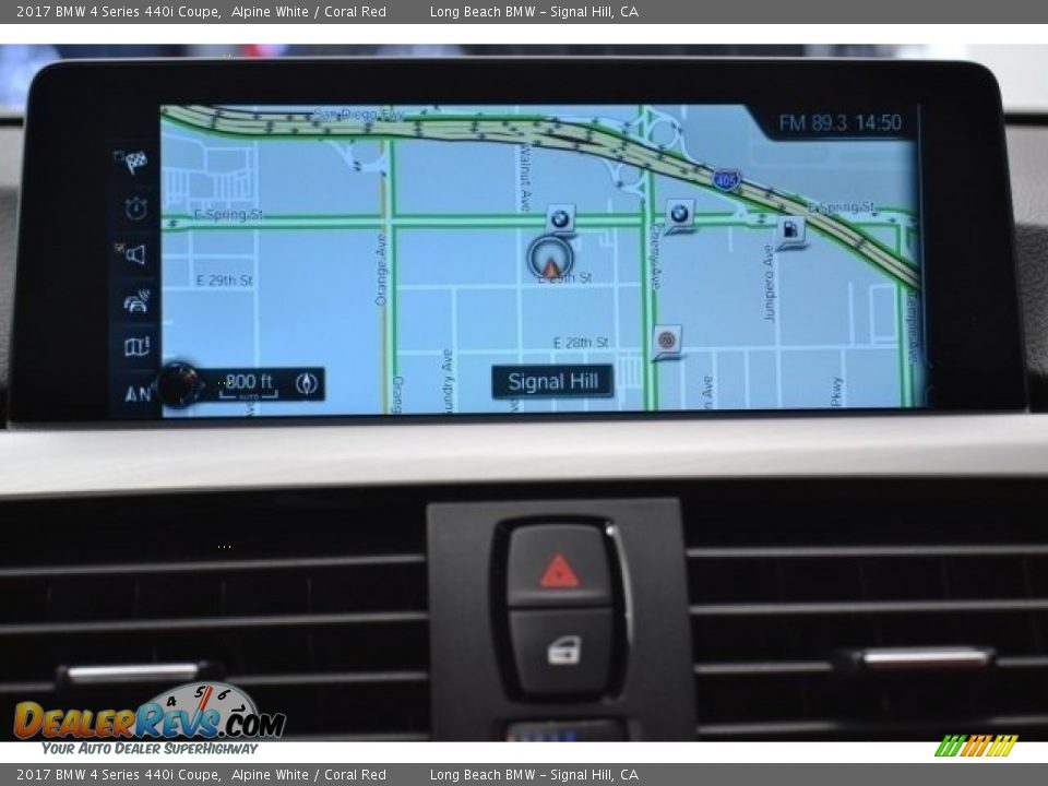 2017 BMW 4 Series 440i Coupe Alpine White / Coral Red Photo #24