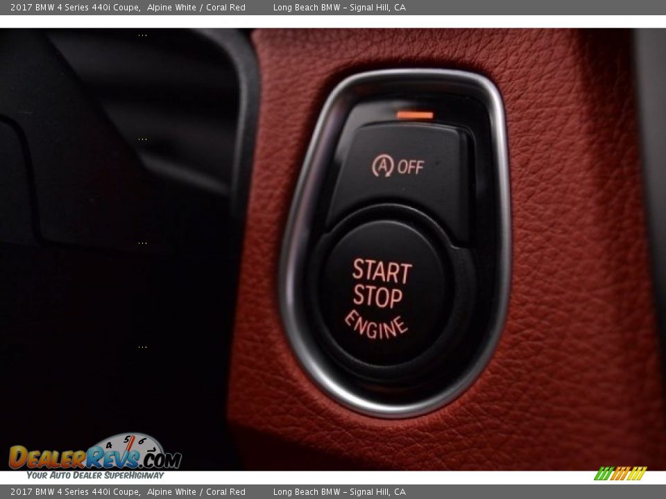2017 BMW 4 Series 440i Coupe Alpine White / Coral Red Photo #27