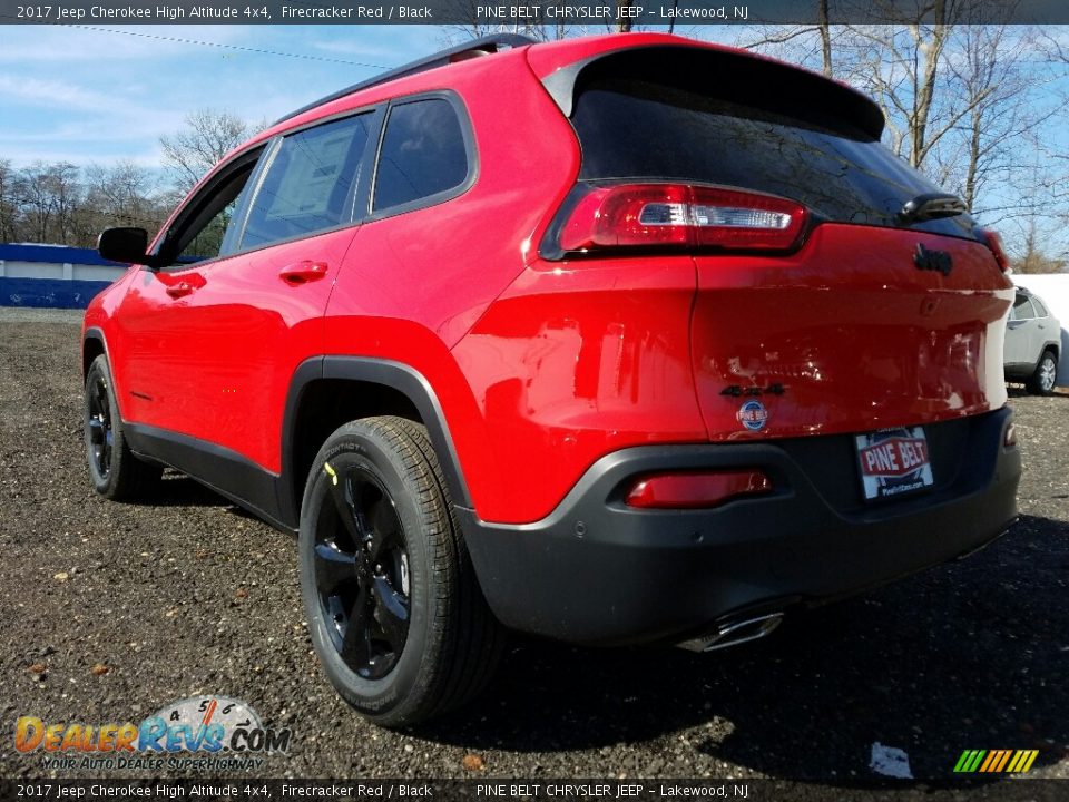 2017 Jeep Cherokee High Altitude 4x4 Firecracker Red / Black Photo #4