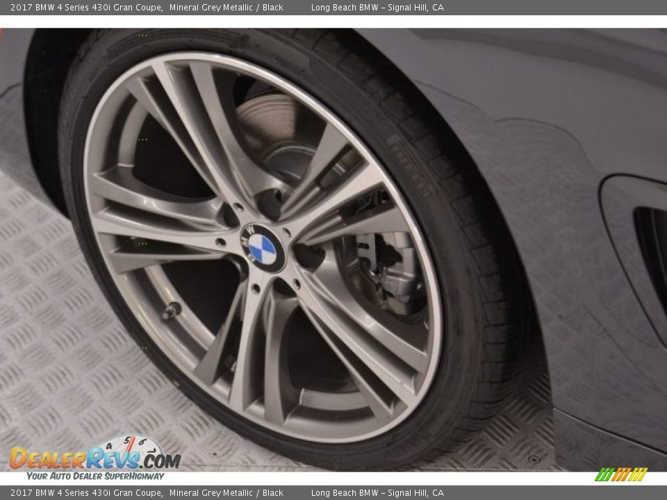 2017 BMW 4 Series 430i Gran Coupe Mineral Grey Metallic / Black Photo #10