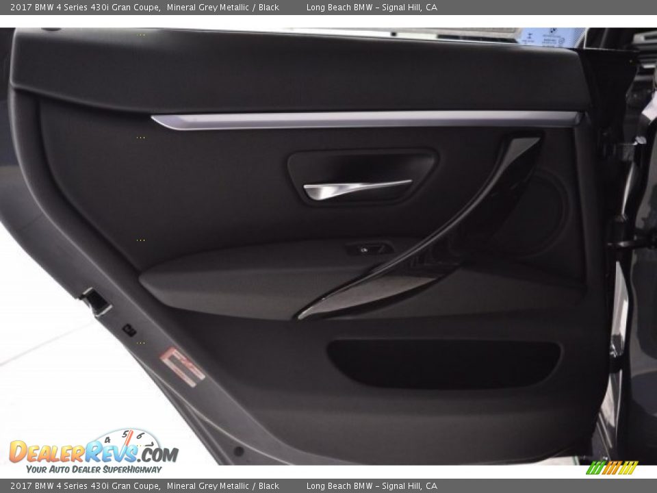 2017 BMW 4 Series 430i Gran Coupe Mineral Grey Metallic / Black Photo #20