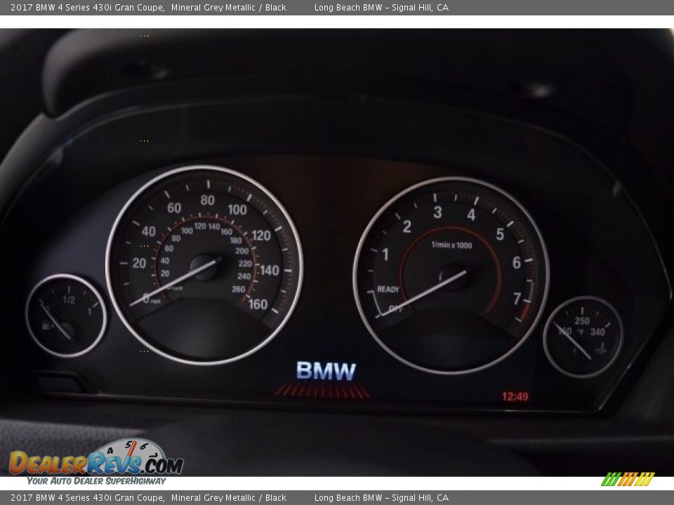 2017 BMW 4 Series 430i Gran Coupe Mineral Grey Metallic / Black Photo #26