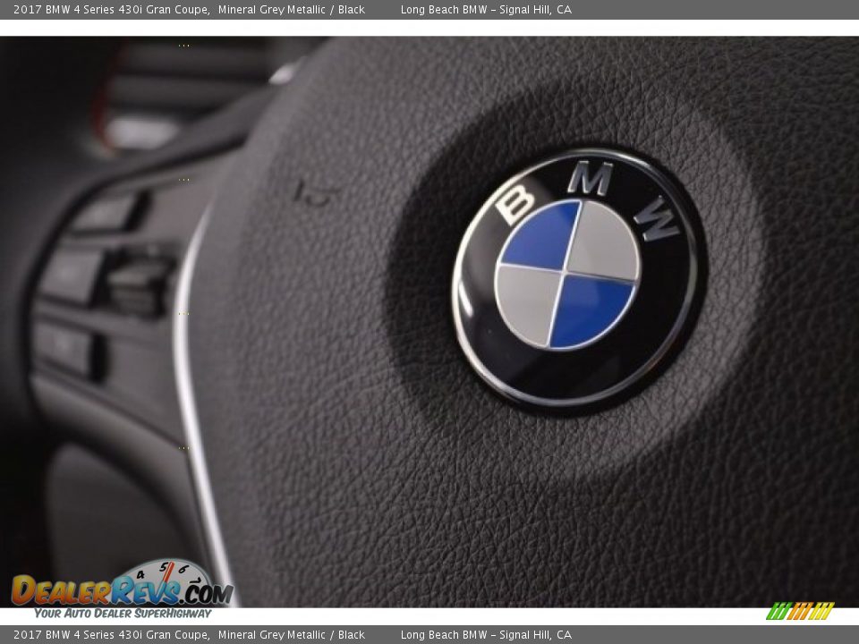 2017 BMW 4 Series 430i Gran Coupe Mineral Grey Metallic / Black Photo #29