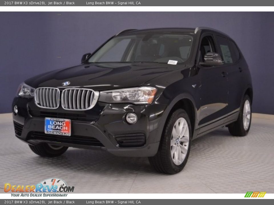 2017 BMW X3 sDrive28i Jet Black / Black Photo #3