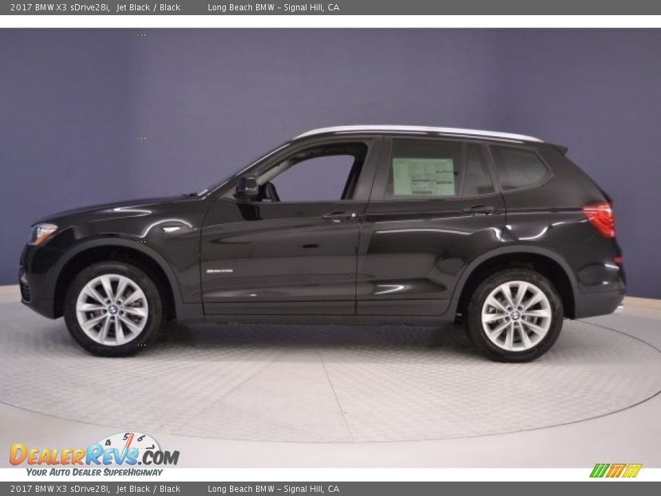 2017 BMW X3 sDrive28i Jet Black / Black Photo #4