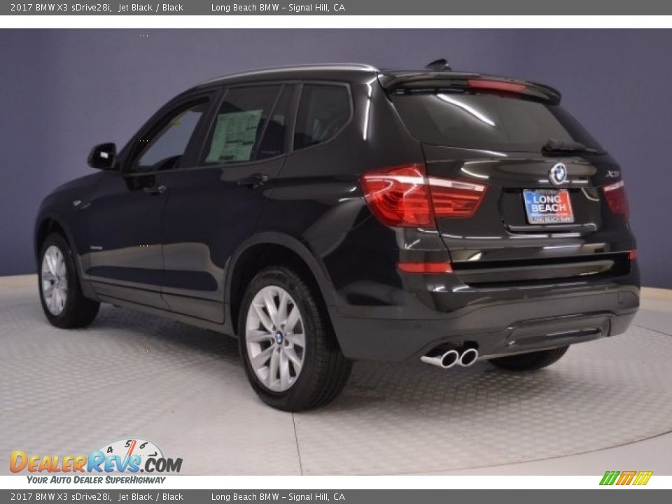 2017 BMW X3 sDrive28i Jet Black / Black Photo #5