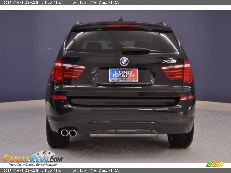 2017 BMW X3 sDrive28i Jet Black / Black Photo #6