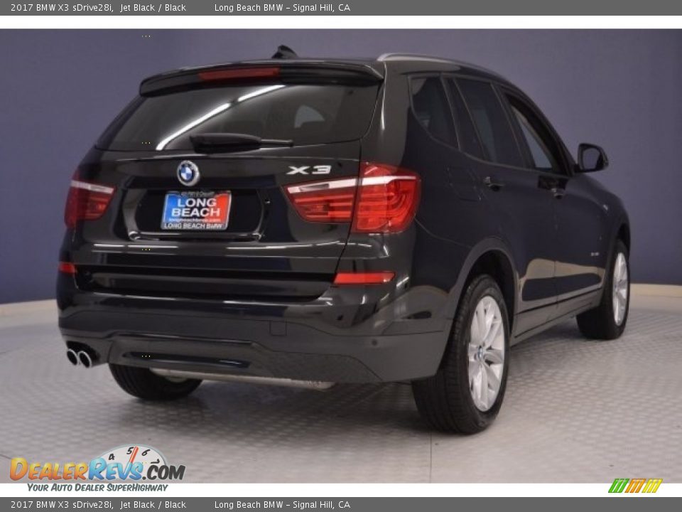 2017 BMW X3 sDrive28i Jet Black / Black Photo #7