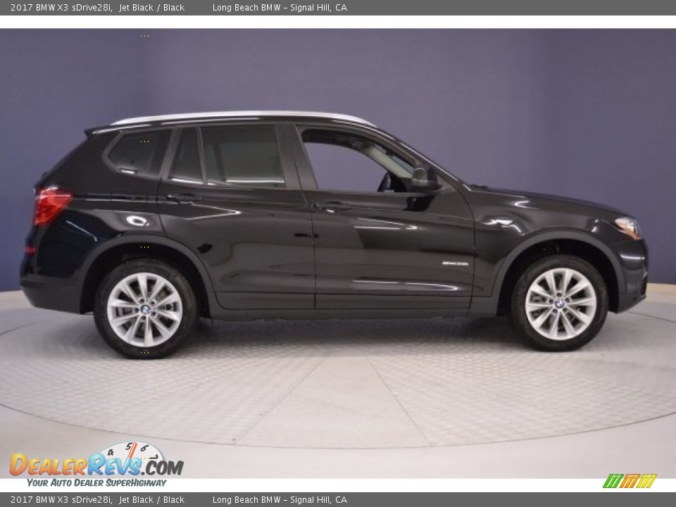 2017 BMW X3 sDrive28i Jet Black / Black Photo #8