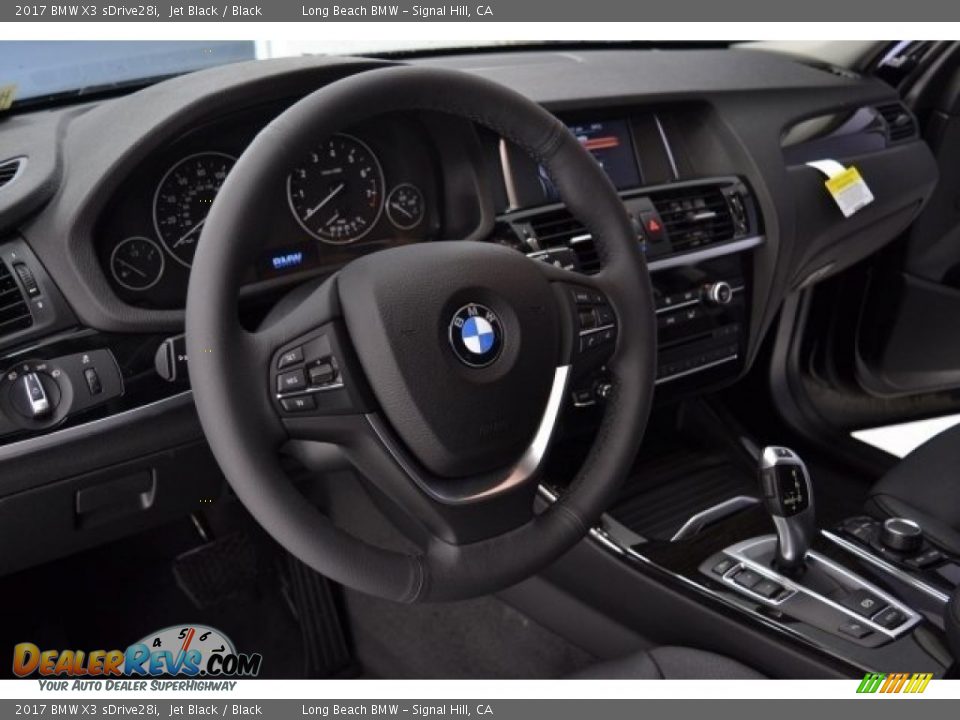 2017 BMW X3 sDrive28i Jet Black / Black Photo #11