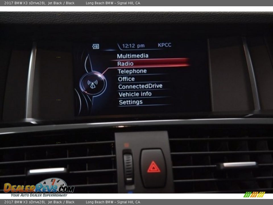 2017 BMW X3 sDrive28i Jet Black / Black Photo #24