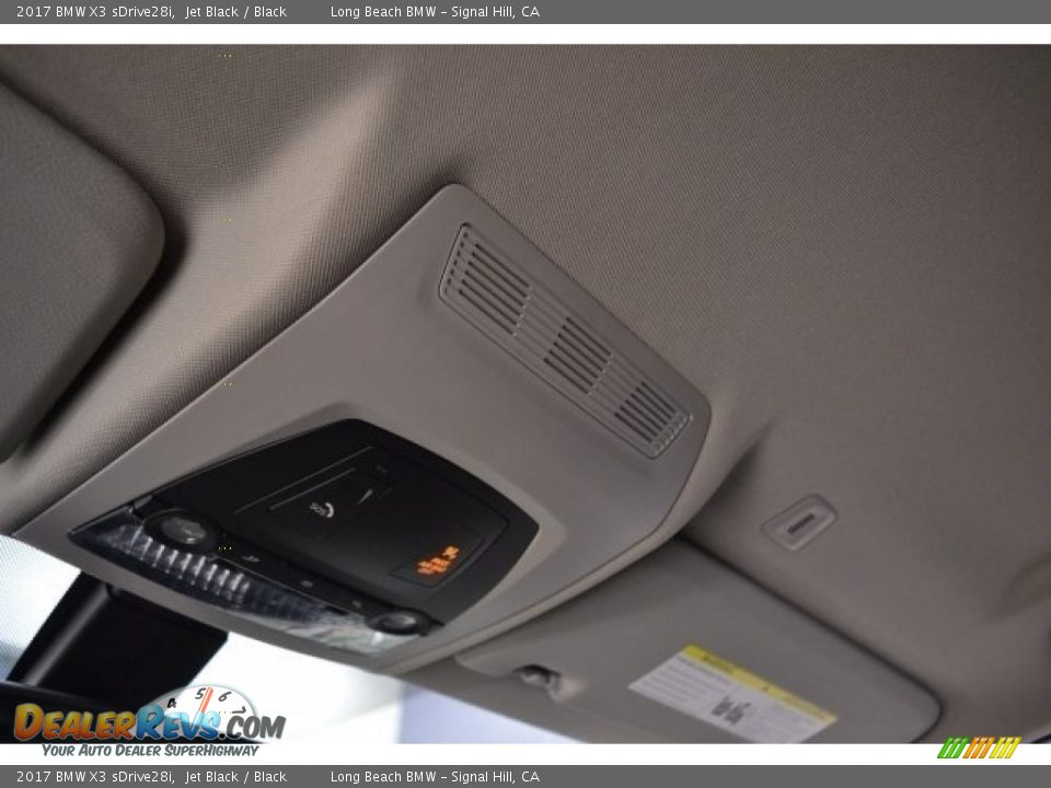 2017 BMW X3 sDrive28i Jet Black / Black Photo #25