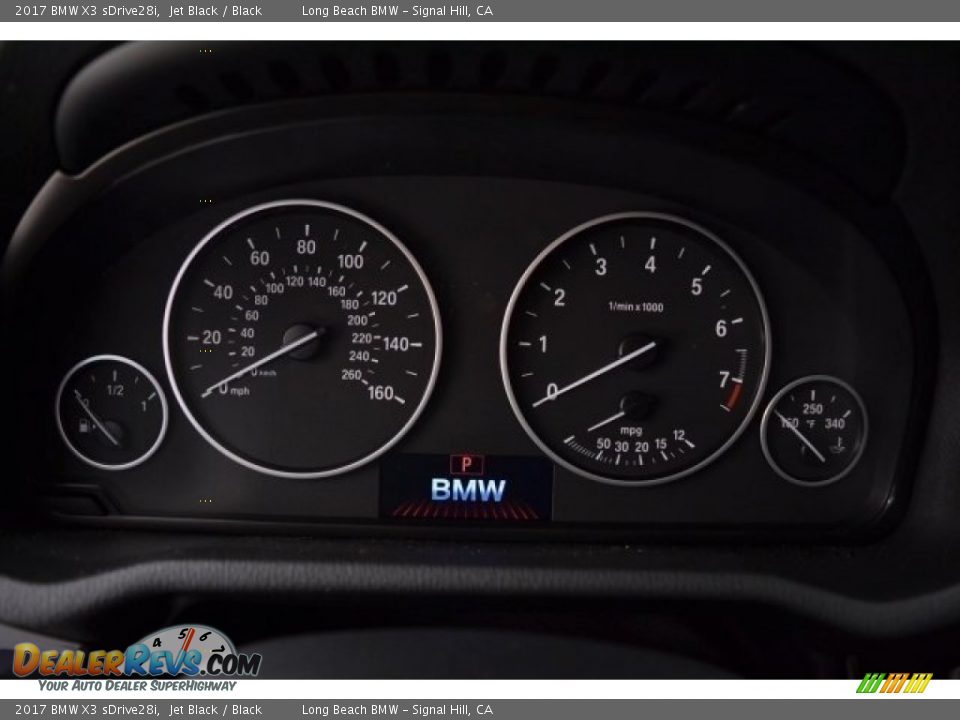 2017 BMW X3 sDrive28i Jet Black / Black Photo #26