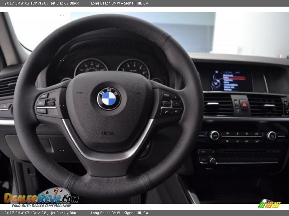 2017 BMW X3 sDrive28i Jet Black / Black Photo #28