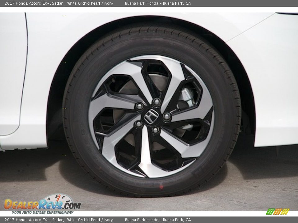 2017 Honda Accord EX-L Sedan White Orchid Pearl / Ivory Photo #5