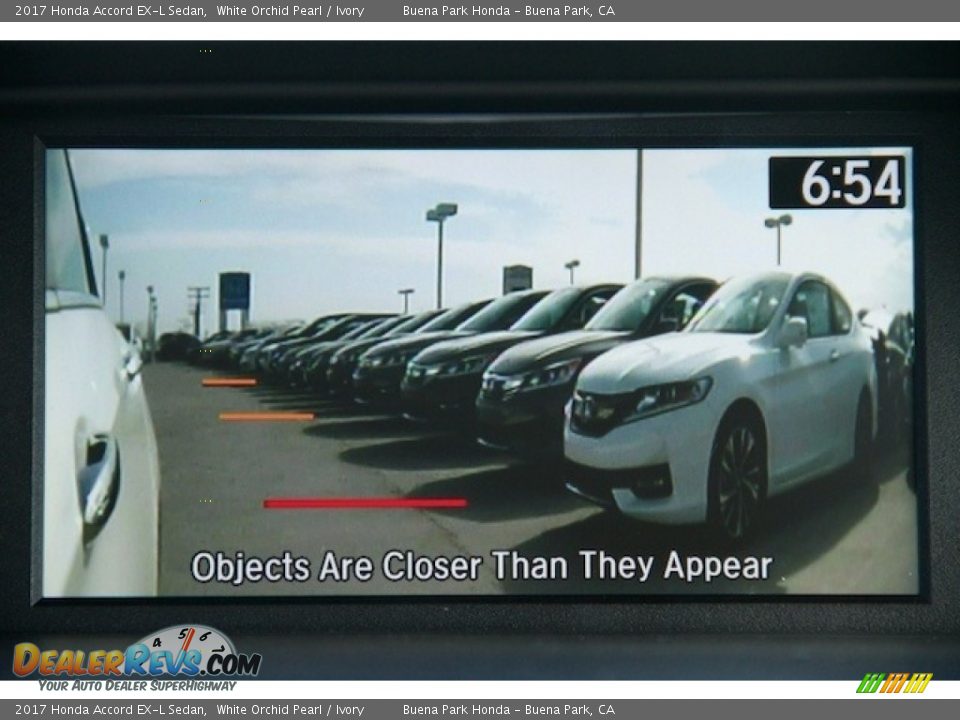 2017 Honda Accord EX-L Sedan White Orchid Pearl / Ivory Photo #7