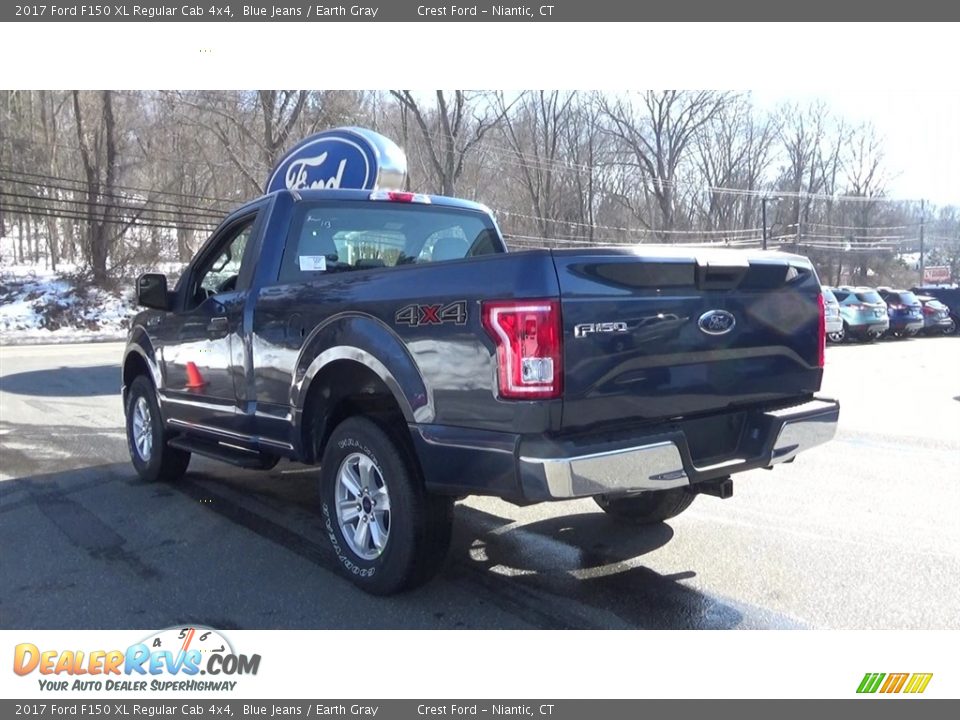 2017 Ford F150 XL Regular Cab 4x4 Blue Jeans / Earth Gray Photo #5