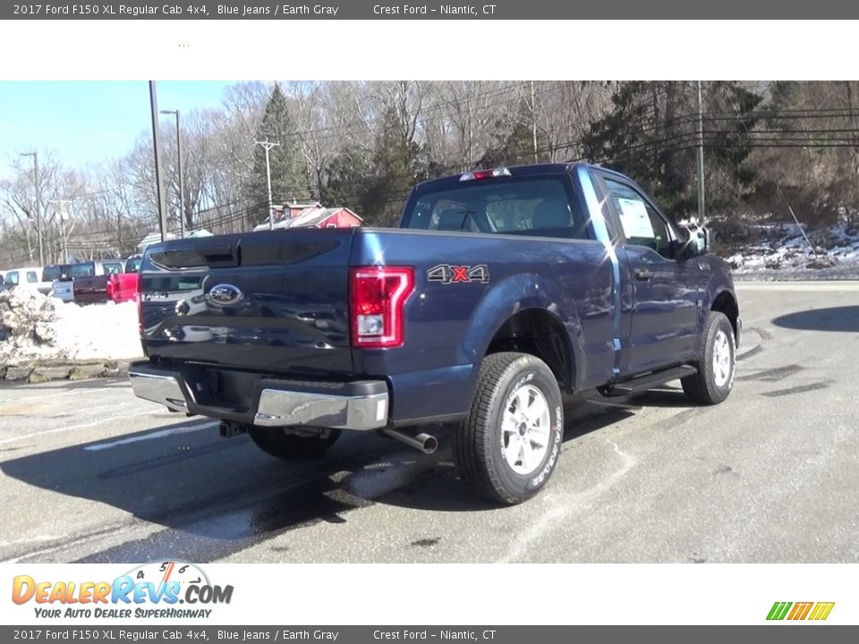2017 Ford F150 XL Regular Cab 4x4 Blue Jeans / Earth Gray Photo #7