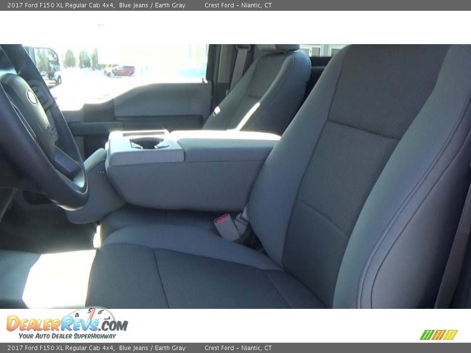 2017 Ford F150 XL Regular Cab 4x4 Blue Jeans / Earth Gray Photo #12