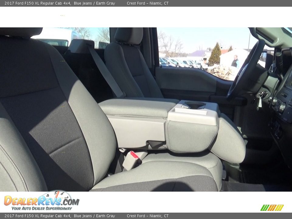 2017 Ford F150 XL Regular Cab 4x4 Blue Jeans / Earth Gray Photo #21