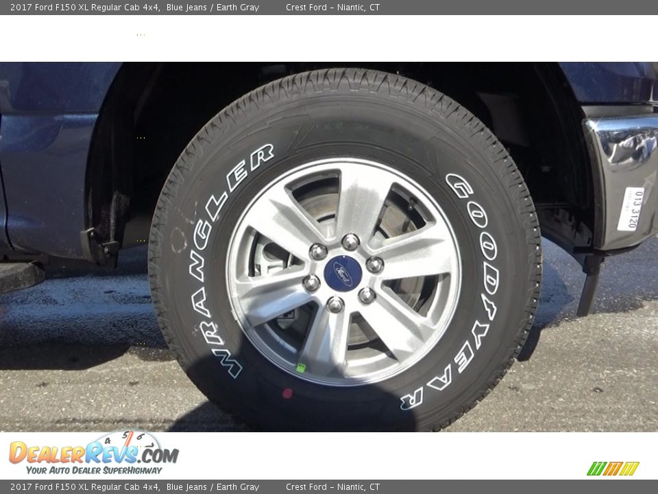 2017 Ford F150 XL Regular Cab 4x4 Blue Jeans / Earth Gray Photo #22