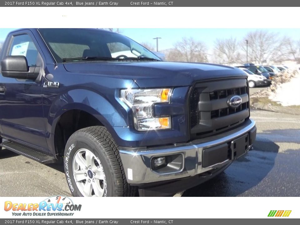 2017 Ford F150 XL Regular Cab 4x4 Blue Jeans / Earth Gray Photo #23