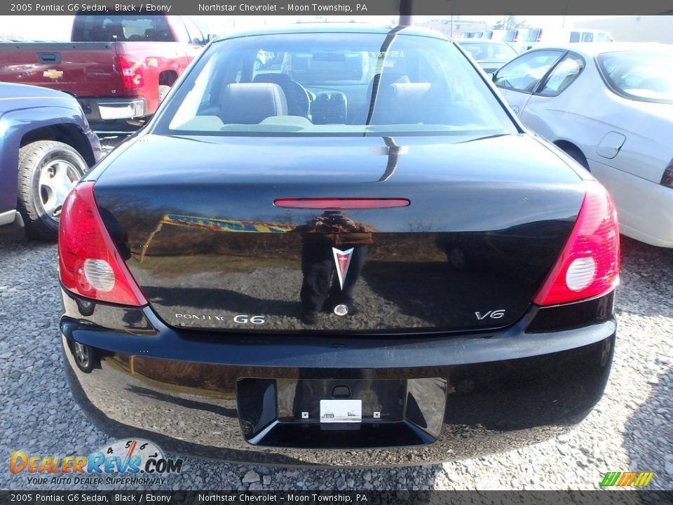 2005 Pontiac G6 Sedan Black / Ebony Photo #3