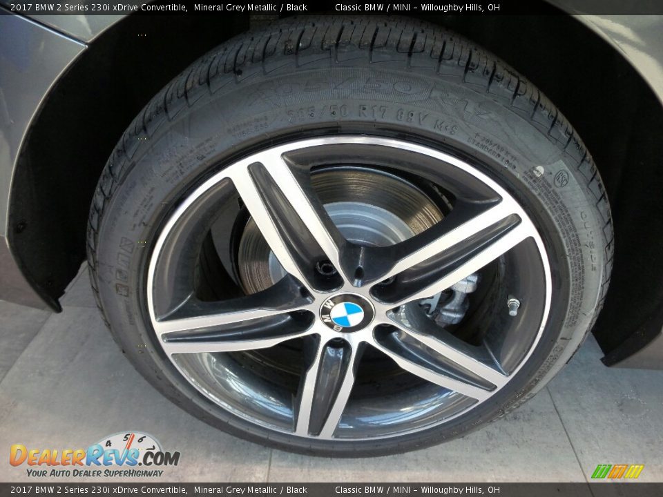 2017 BMW 2 Series 230i xDrive Convertible Mineral Grey Metallic / Black Photo #4