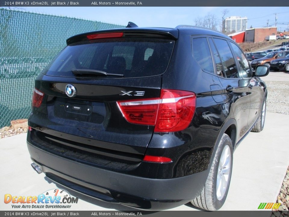 2014 BMW X3 xDrive28i Jet Black / Black Photo #4