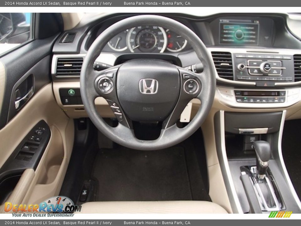 2014 Honda Accord LX Sedan Basque Red Pearl II / Ivory Photo #5