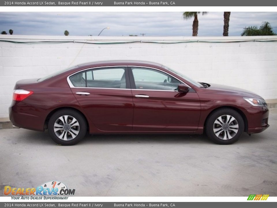 2014 Honda Accord LX Sedan Basque Red Pearl II / Ivory Photo #8