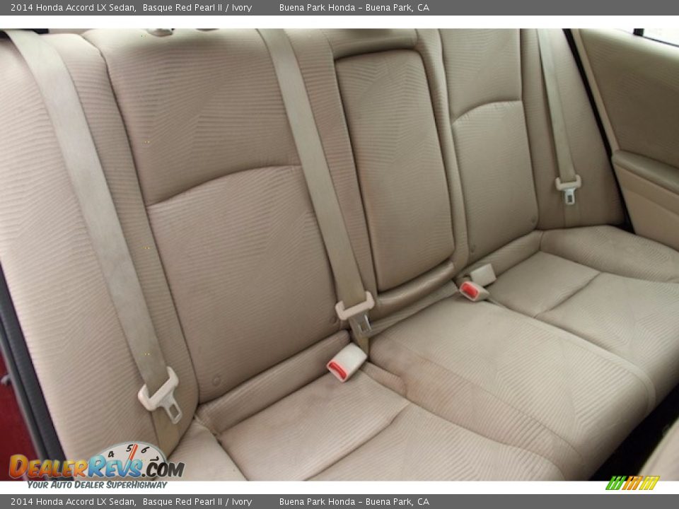 2014 Honda Accord LX Sedan Basque Red Pearl II / Ivory Photo #15