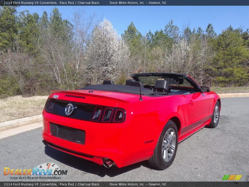 2014 Ford Mustang V6 Convertible Race Red / Charcoal Black Photo #11