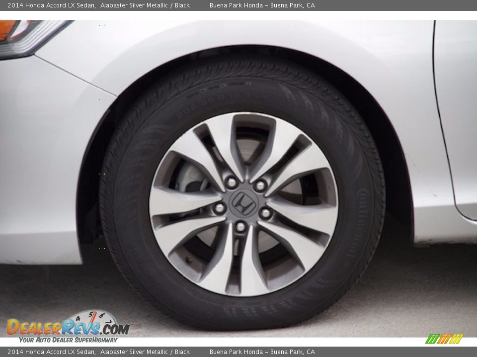 2014 Honda Accord LX Sedan Alabaster Silver Metallic / Black Photo #26