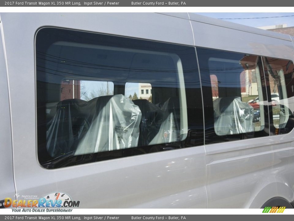 2017 Ford Transit Wagon XL 350 MR Long Ingot Silver / Pewter Photo #3
