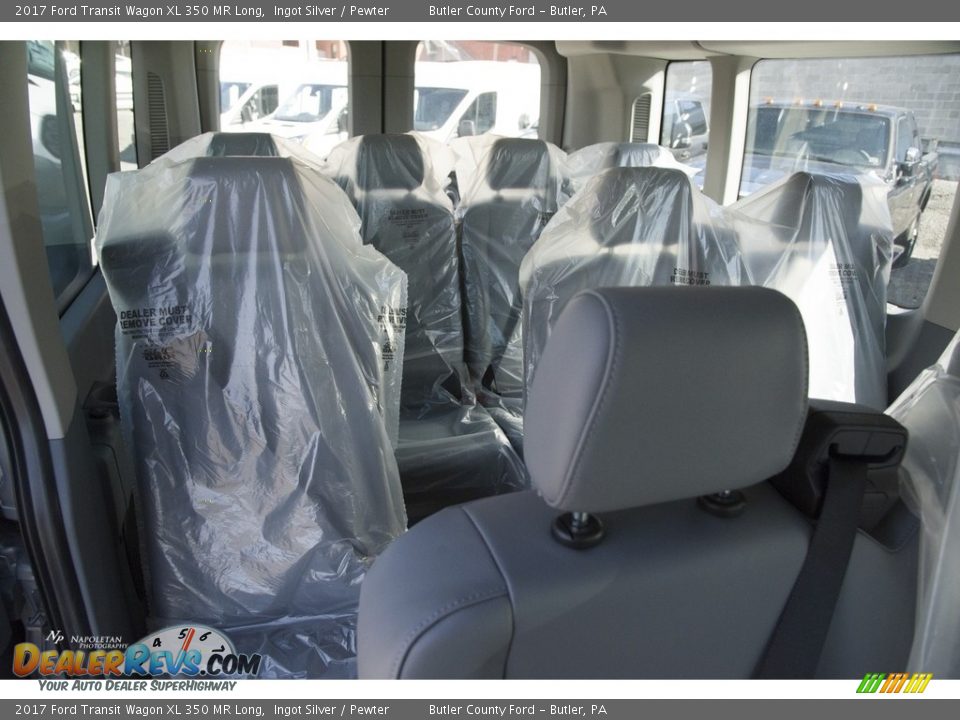 2017 Ford Transit Wagon XL 350 MR Long Ingot Silver / Pewter Photo #7