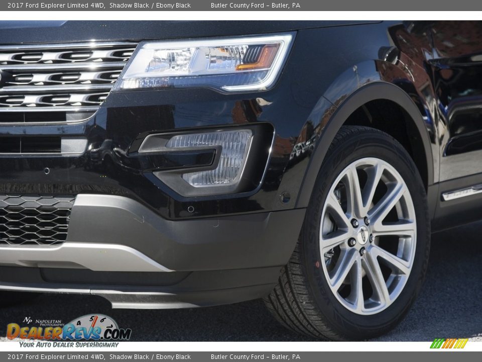 2017 Ford Explorer Limited 4WD Shadow Black / Ebony Black Photo #2