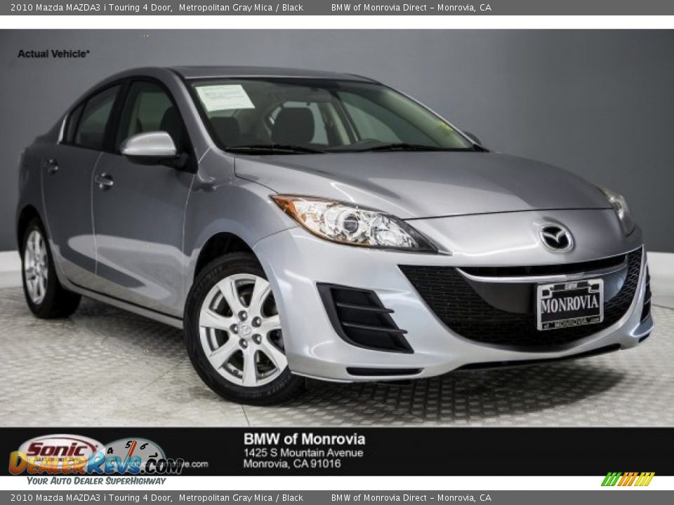 2010 Mazda MAZDA3 i Touring 4 Door Metropolitan Gray Mica / Black Photo #1